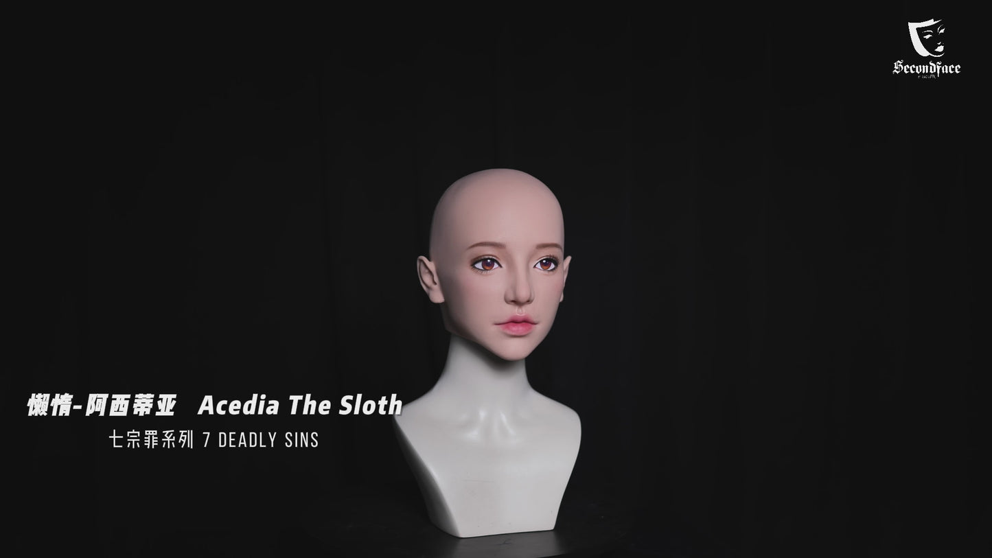 SecondFace by MoliFX | "Acedia The Sloth“ Female Mask by The 7 Deadly Sins