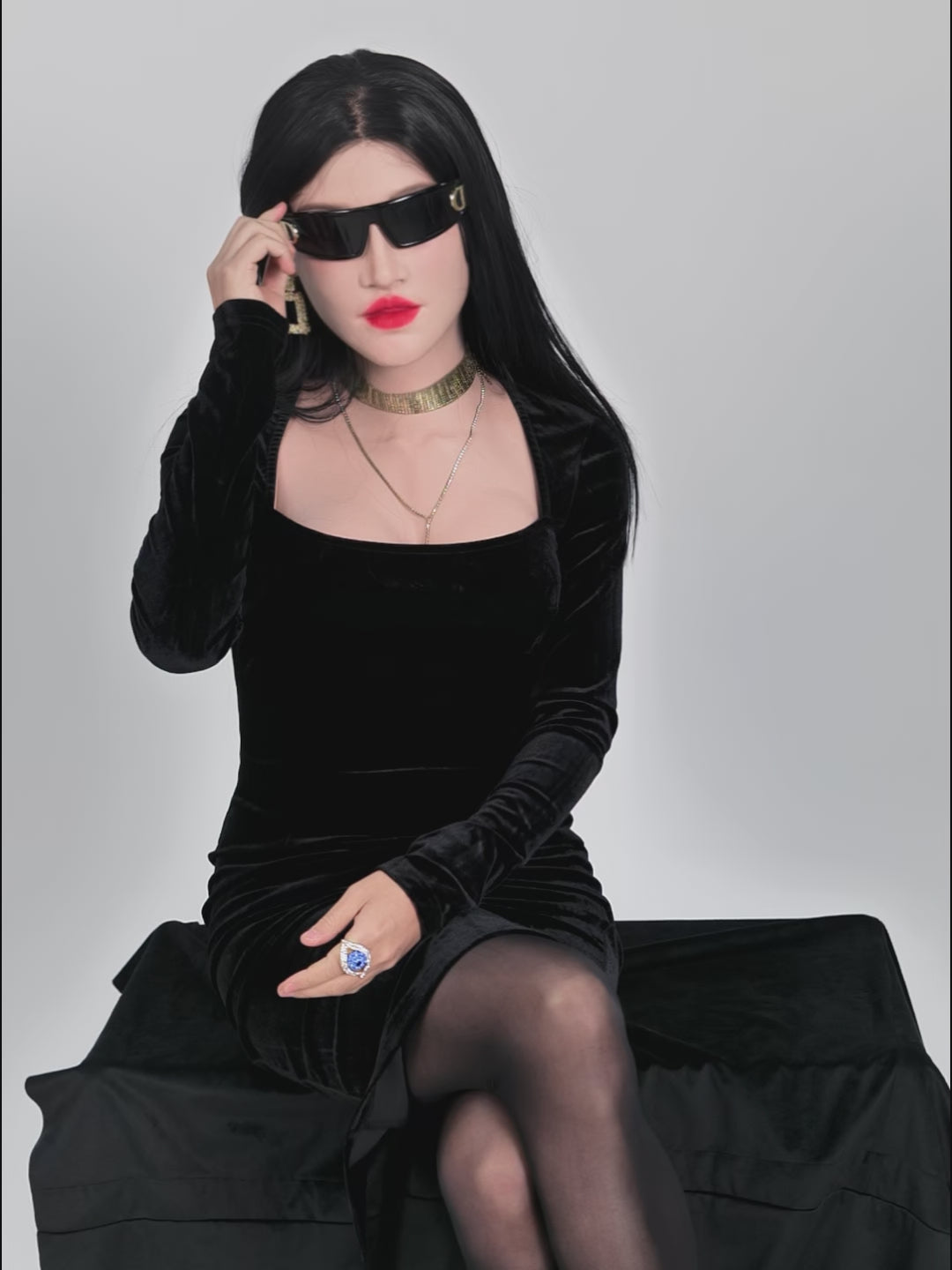 MoliFX | “Linglong” LL06 Makeup | The Oriental Beauty Female Mask with Breasts C Cup