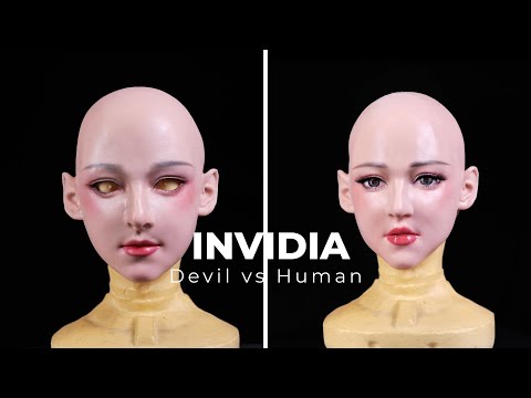 DeuxièmeFace | Masque Féminin en Silicone Diable "Invidia" 2 Types