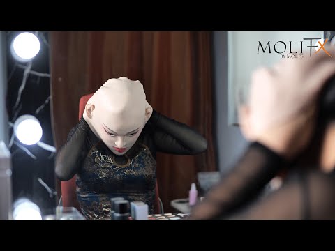DeuxièmeFace | Masque Féminin en Silicone Diable "Invidia" 2 Types