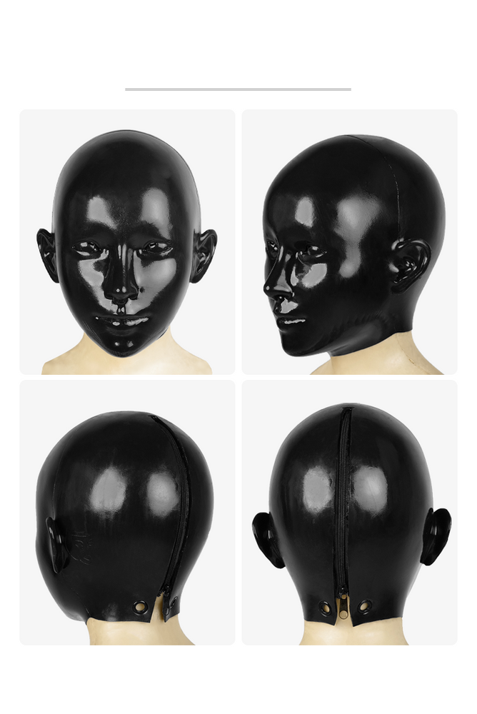 
                  
                    NEOGAN x SecondFace | Black Rubber Face "Obsidian" Silicone Mask
                  
                