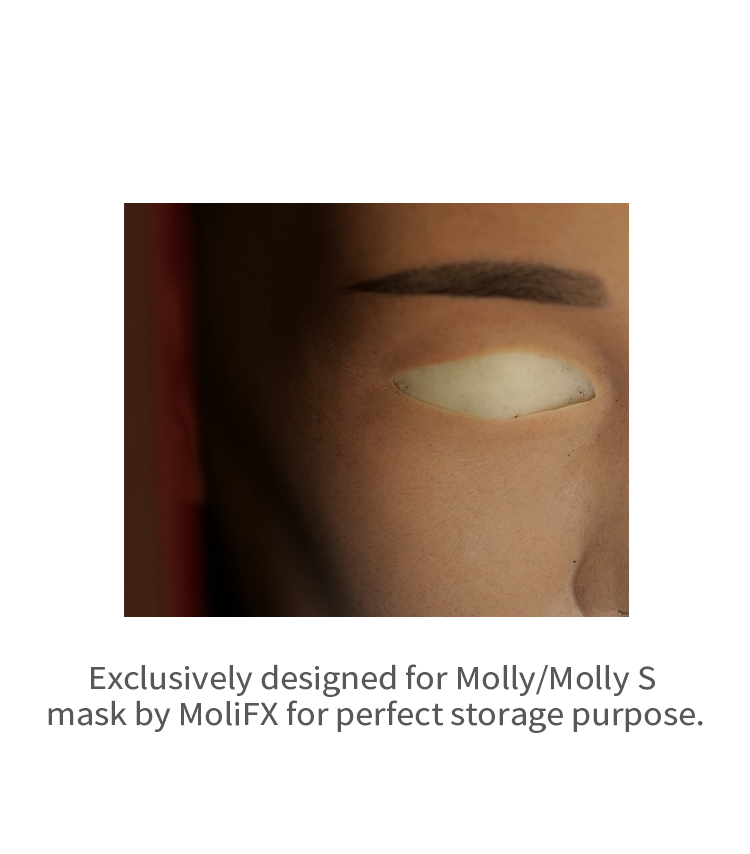 
                  
                    MoliFX | Forme de tête en mousse dure pour masque Molly et Molly S 
                  
                