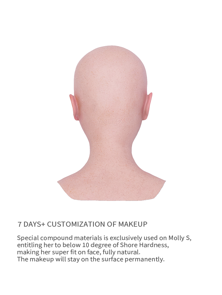
                  
                    MoliFX | Molly S « Xmas Limited » Masque féminin en silicone de style maquillage Classe SFX 
                  
                
