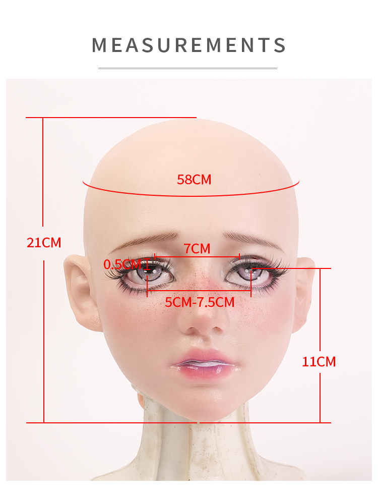 
                  
                    SecondFace von MoliFX | „The Nun“ Ahegao Special Makeup Silikon-Frauenmaske 
                  
                