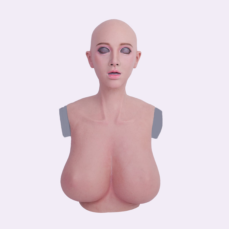 
                  
                    SecondFace by MoliFX | "Luxuria" Human Makeup The Female Mask with I Cup Breasts Optional F01
                  
                
