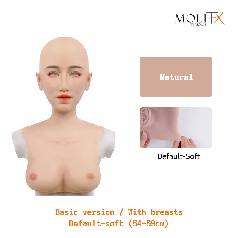 
                  
                    MoliFX | “Linglong” Taoyao Makeup |  The Oriental Beauty Female Mask with Breasts C Cup X04C
                  
                