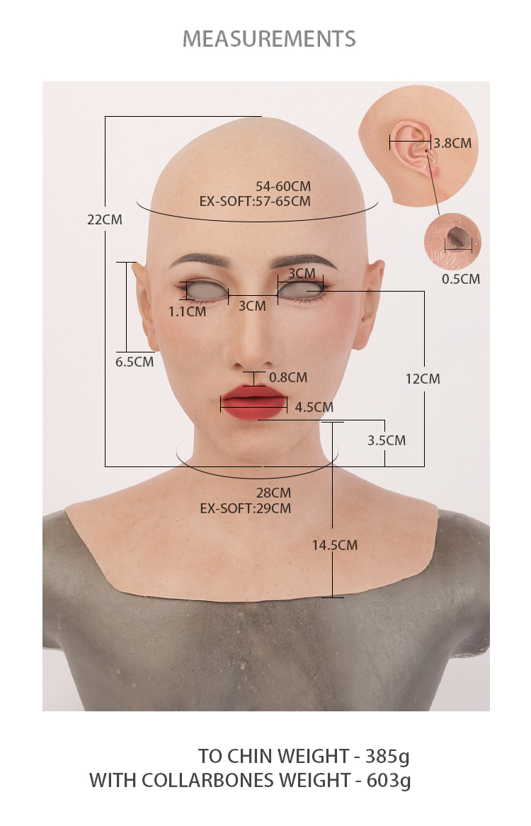 
                  
                    MoliFX | „Molly2“ Hollywood-Make-up | Silikon-Frauenmaske auf SFX-Niveau 
                  
                