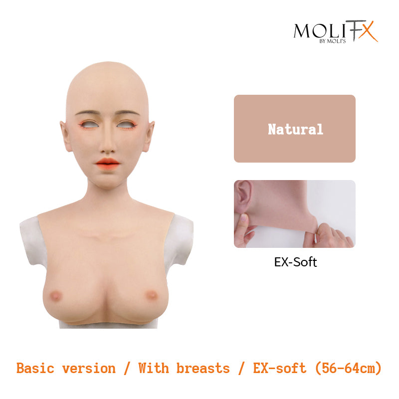 
                  
                    MoliFX | “Linglong” Taoyao Makeup |  The Oriental Beauty Female Mask with Breasts C Cup X04C
                  
                