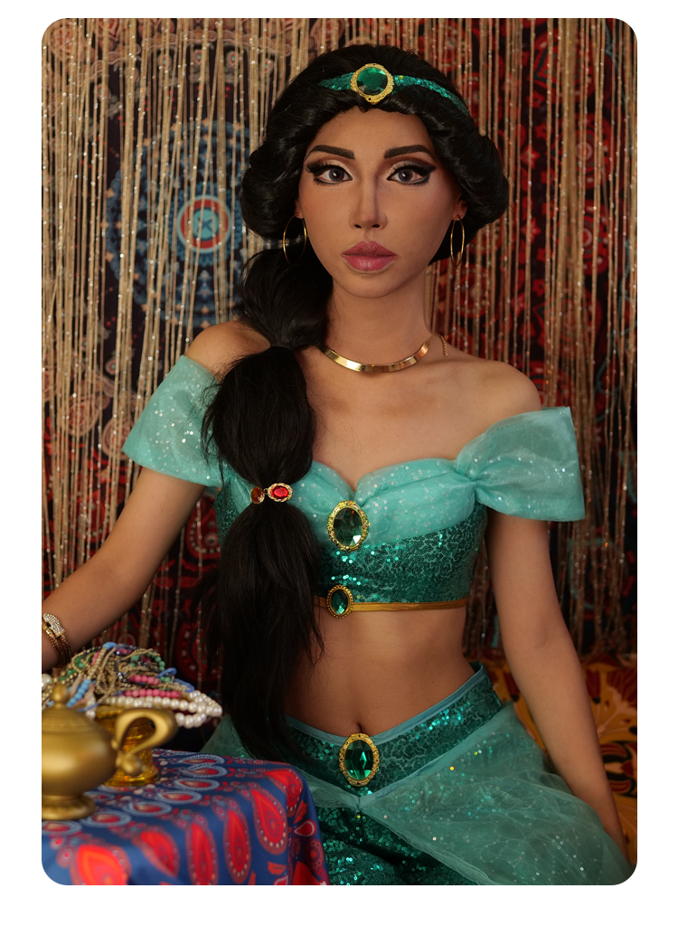 
                  
                    MoliFX | Molly S Jasmine the Princess Toffee Skin SFX Silicone Female Mask X02B
                  
                
