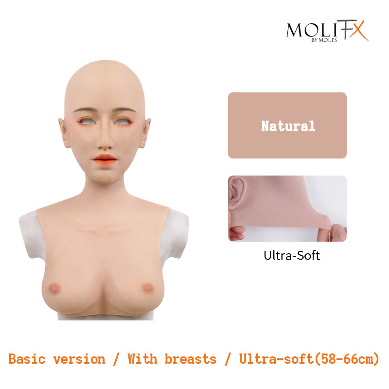 
                  
                    MoliFX | “Linglong” Taoyao Makeup |  The Oriental Beauty Female Mask with Breasts C Cup X04C
                  
                