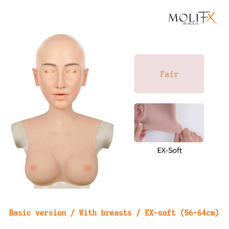 
                  
                    MoliFX | “Linglong” Ningzhi Makeup | The Oriental Beauty Female Mask with Breasts C Cup X04
                  
                