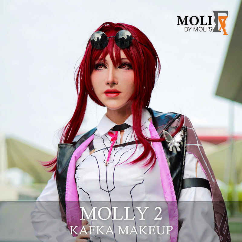 MoliFX | “Molly2” Kafka Makeup | SFX-Level Silicone Female Mask X03D