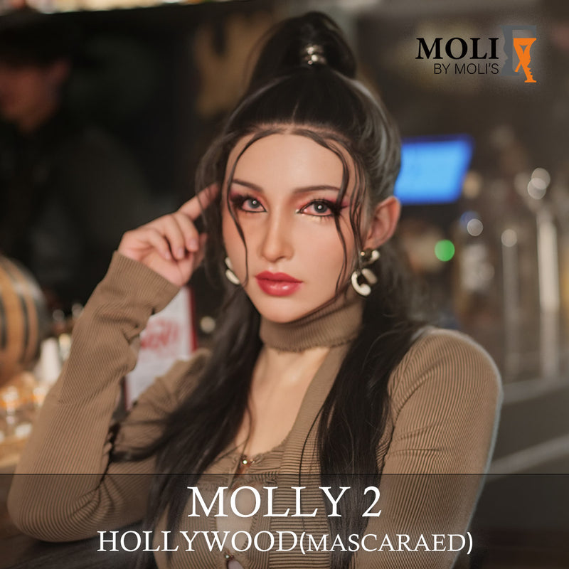 MoliFX | “Molly2” Hollywood Makeup | SFX Level Silicone Female Mask X03B