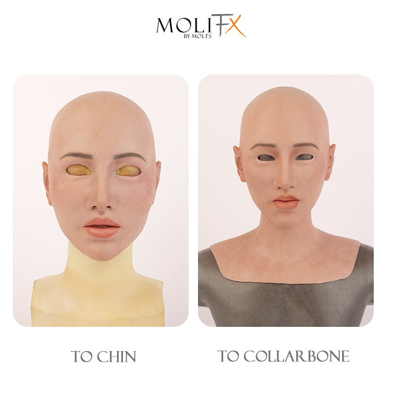 
                  
                    MoliFX | „Molly2“ Kafka-Make-up | Silikon-Frauenmaske auf SFX-Niveau 
                  
                