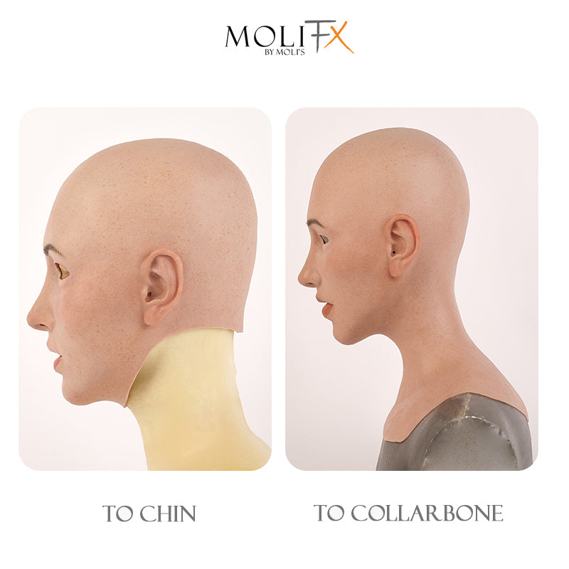 
                  
                    MoliFX | „Molly2“ Kafka-Make-up | Silikon-Frauenmaske auf SFX-Niveau 
                  
                