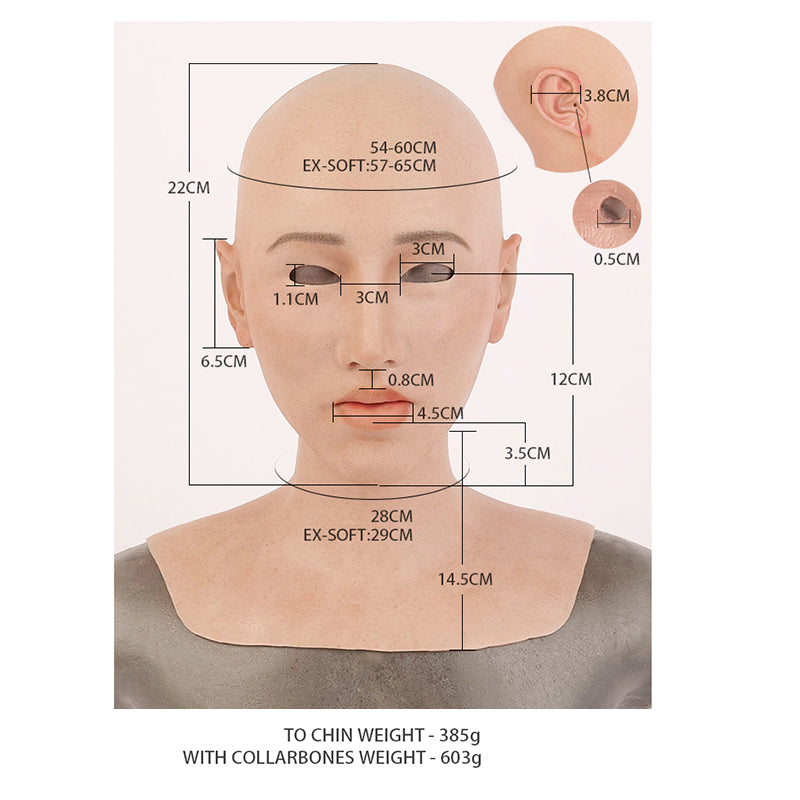
                  
                    MoliFX | Maquillage Kafka « Molly2 » | Masque féminin en silicone de niveau SFX 
                  
                