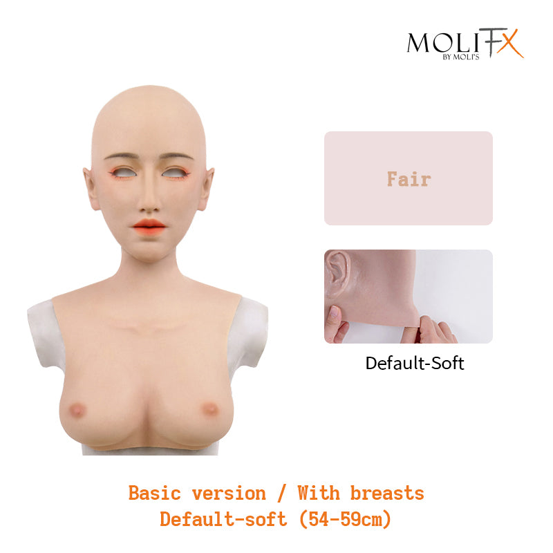 
                  
                    MoliFX | “Linglong” Taoyao Makeup |  The Oriental Beauty Female Mask with Breasts C Cup X04C
                  
                