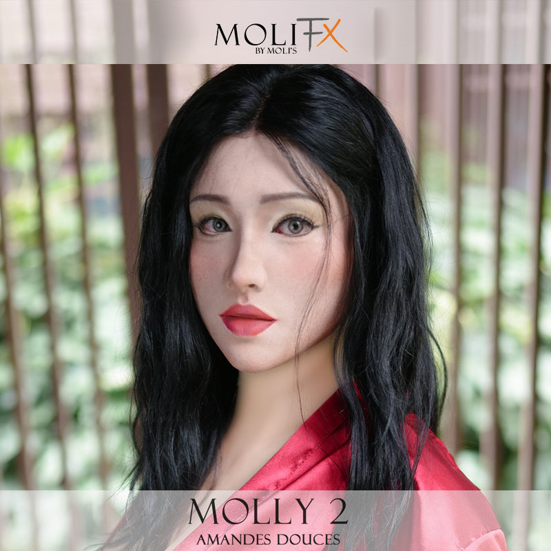 “Molly2” SFX Level Silicone Female Mask | by MoliFX X03C