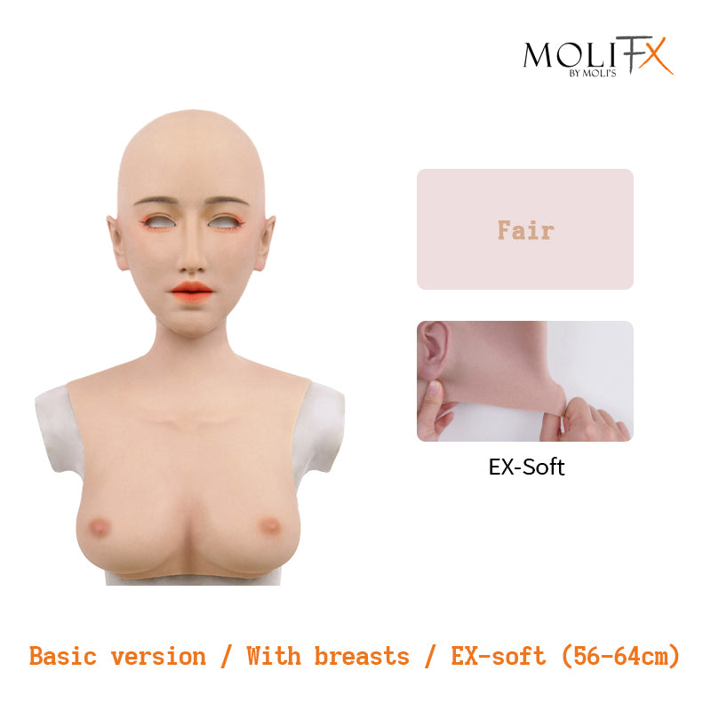 
                  
                    MoliFX | “Linglong” Taoyao Makeup |  The Oriental Beauty Female Mask with Breasts C Cup X04C
                  
                