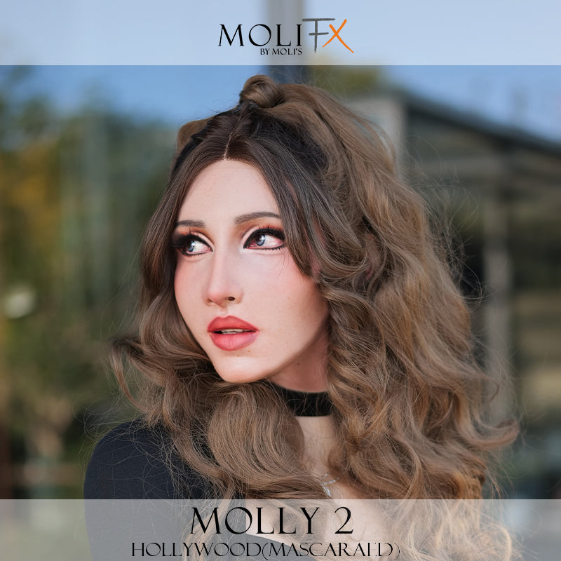 
                  
                    MoliFX | “Molly2” Hollywood Makeup | SFX Level Silicone Female Mask X03B
                  
                