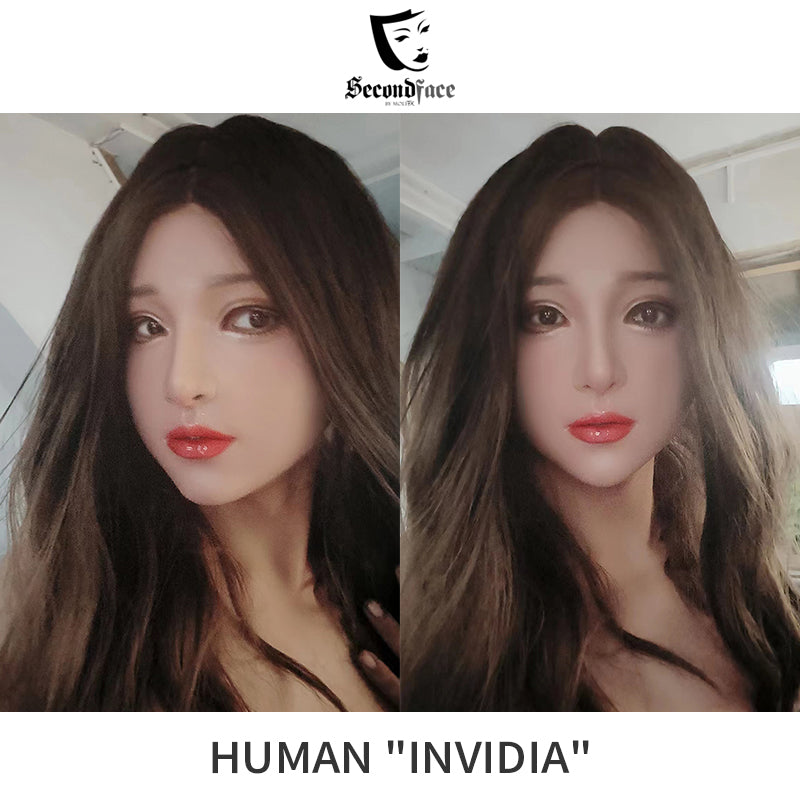 
                  
                    DeuxièmeFace | Masque Féminin en Silicone Diable "Invidia" 2 Types 
                  
                