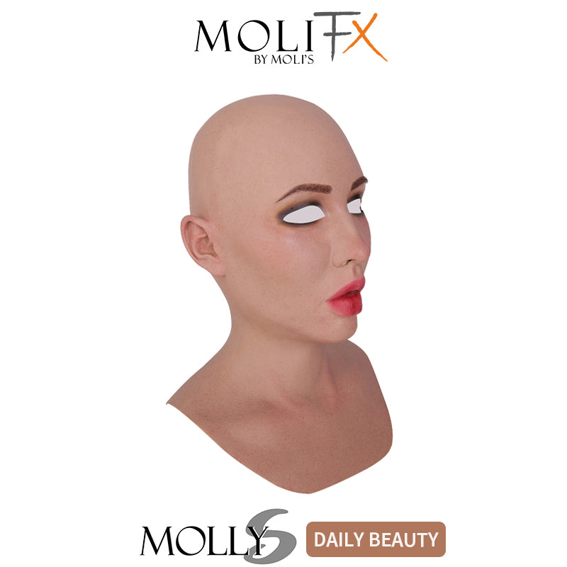 
                  
                    MoliFX | Masque féminin en silicone SFX de style maquillage « Daily Beauty » de Molly S
                  
                