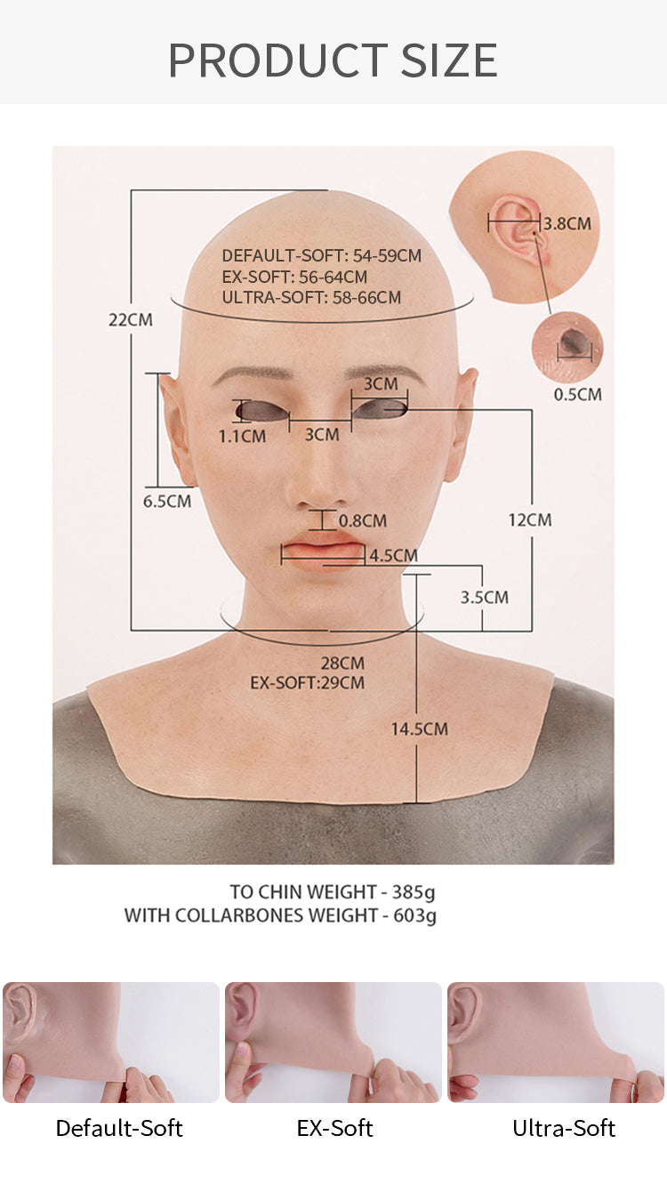 
                  
                    “Molly2” SFX Level Silicone Female Mask | by MoliFX X03C
                  
                