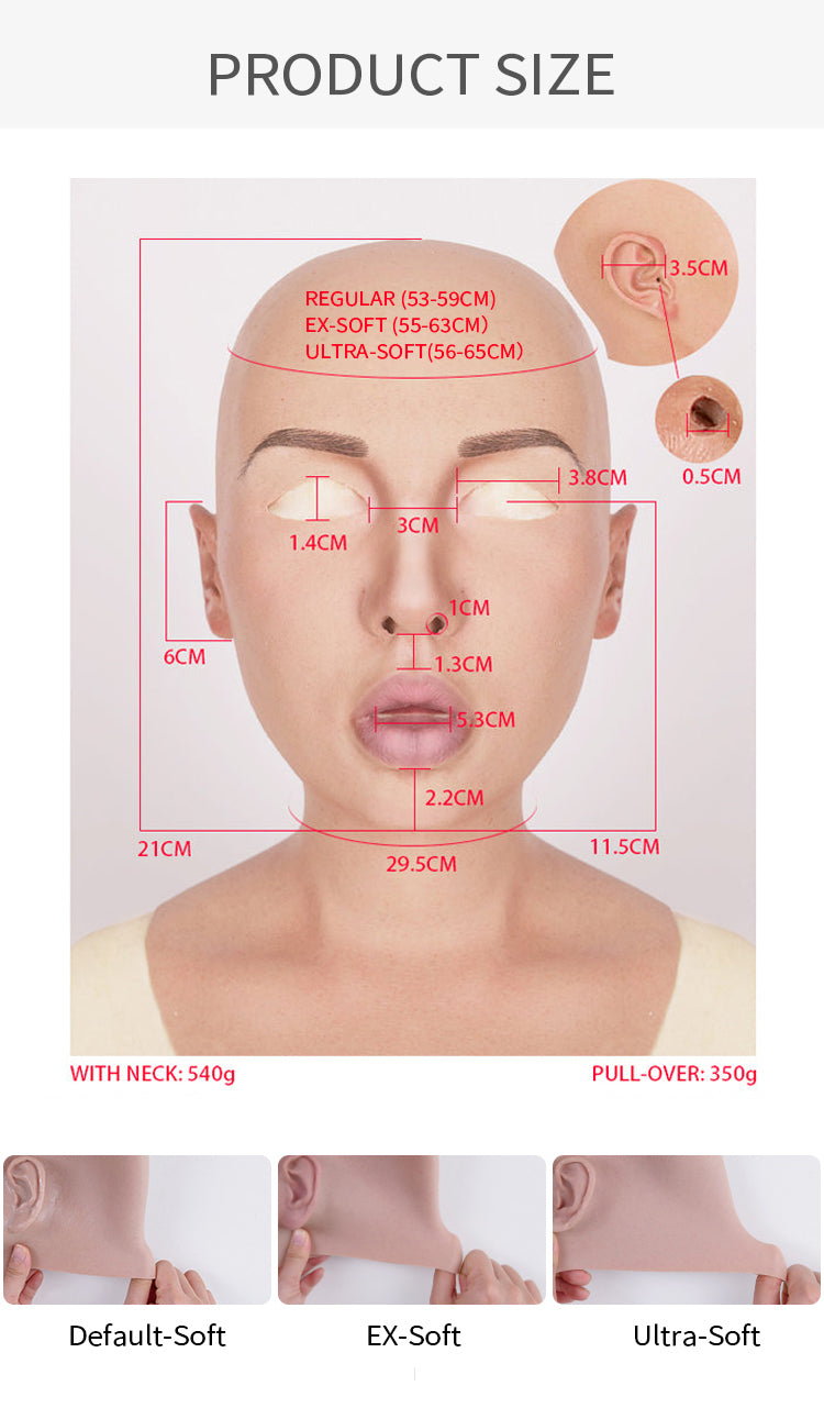 
                  
                    MoliFX | Molly S “Daily Beauty” Makeup Style SFX Silicone Female Mask X02C
                  
                