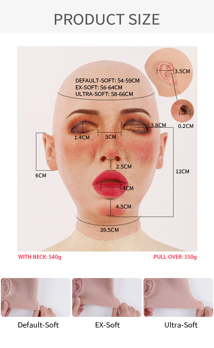 
                  
                    MoliFX | “Molly S” Tan Style Makeup The Silicone Female Mask X02T
                  
                
