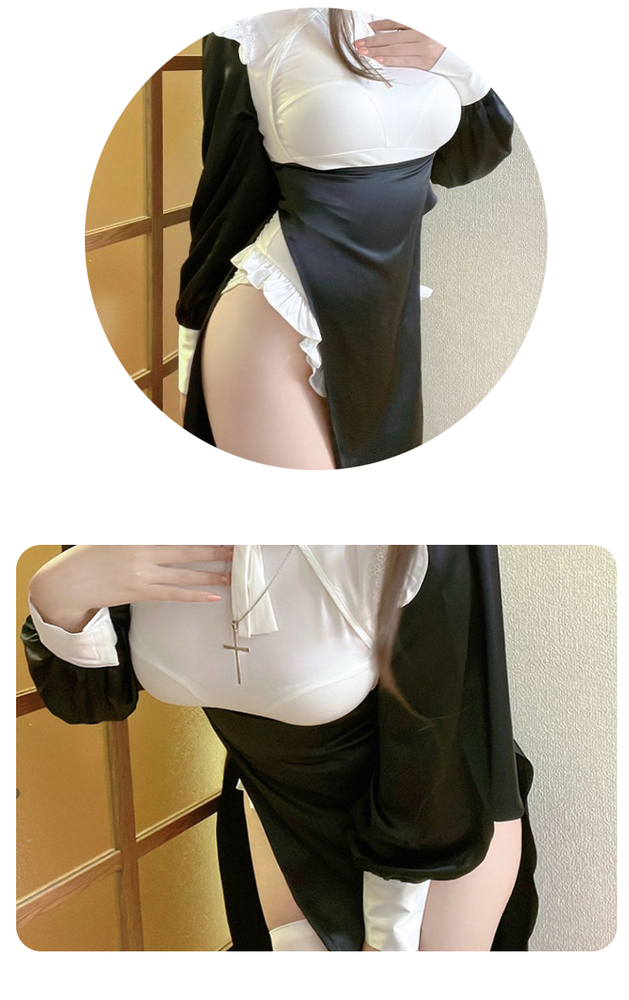 
                  
                    SecondFace von MoliFX | Exklusives Kostüm-Outfit „Die Nonne“. 
                  
                