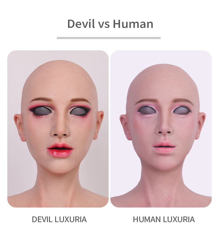
                  
                    SecondFace par MoliFX | Maquillage Humain "Luxuria" Le Masque Féminin avec Seins I Cup En Option 
                  
                