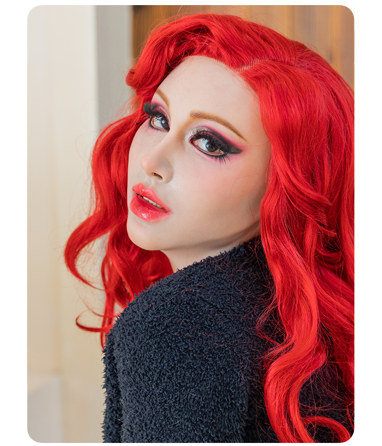 
                  
                    SecondFace par MoliFX | Maquillage du Diable « Luxuria » Le masque féminin sans seins en option 
                  
                