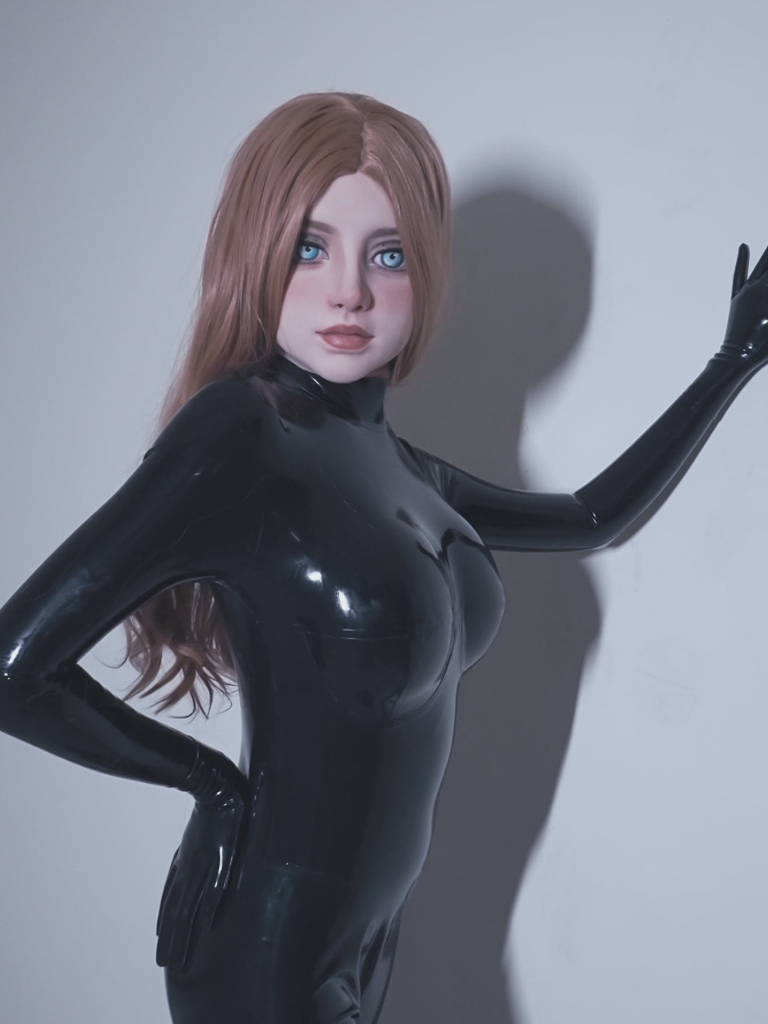SecondFace par MoliFX | "MEGAN" Masque féminin en silicone version maquillage spécial nonne 