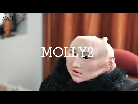 
                  
                    Charger et lire la vidéo dans la visionneuse de la galerie, Masque féminin en silicone « Molly2 » de niveau SFX | par MoliFX 
                  
                