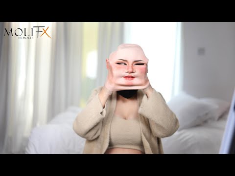 
                  
                    Video in der Galerie ansehen und abspielen, MoliFX | “Molly S” Tan Style Makeup The Silicone Female Mask X02T
                  
                