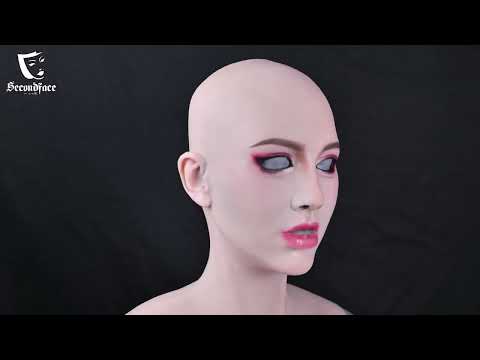 
                  
                    Charger et lire la vidéo dans la visionneuse de la galerie, SecondFace par MoliFX | Maquillage du diable &amp;quot;Luxuria&amp;quot; Le masque féminin avec seins I Cup en option 
                  
                