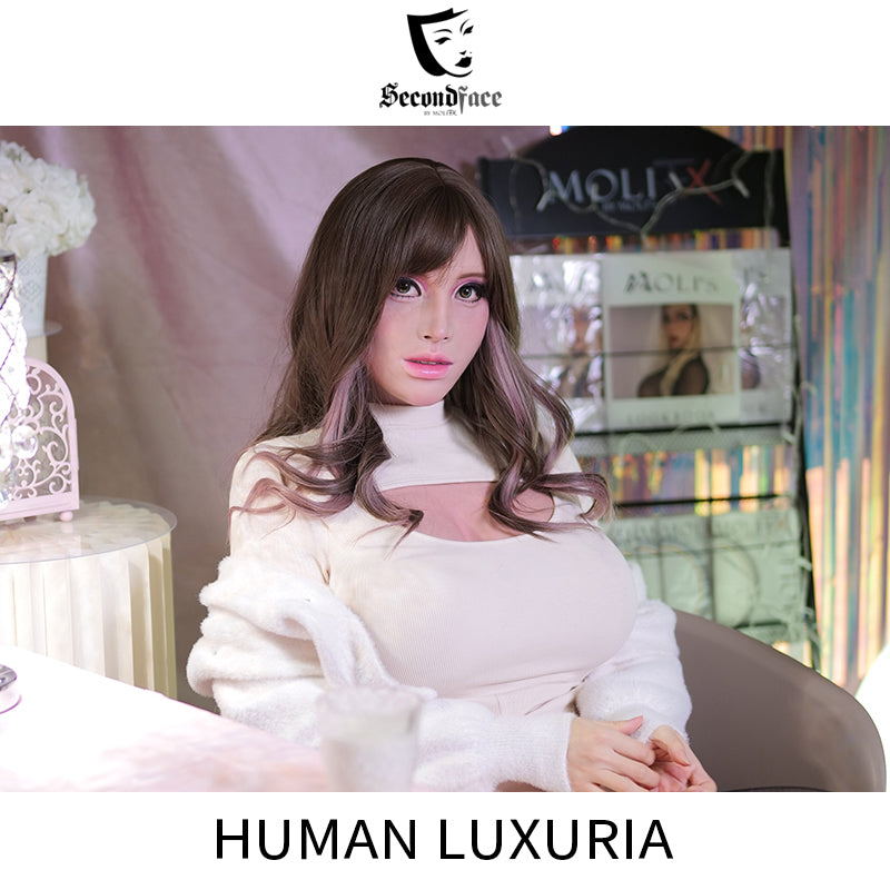 
                  
                    SecondFace par MoliFX | Maquillage Humain "Luxuria" Le Masque Féminin avec Seins I Cup En Option 
                  
                