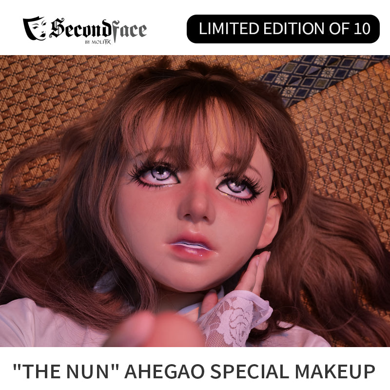 
                  
                    SecondFace par MoliFX | "La nonne" Ahegao masque féminin en silicone de maquillage spécial 
                  
                