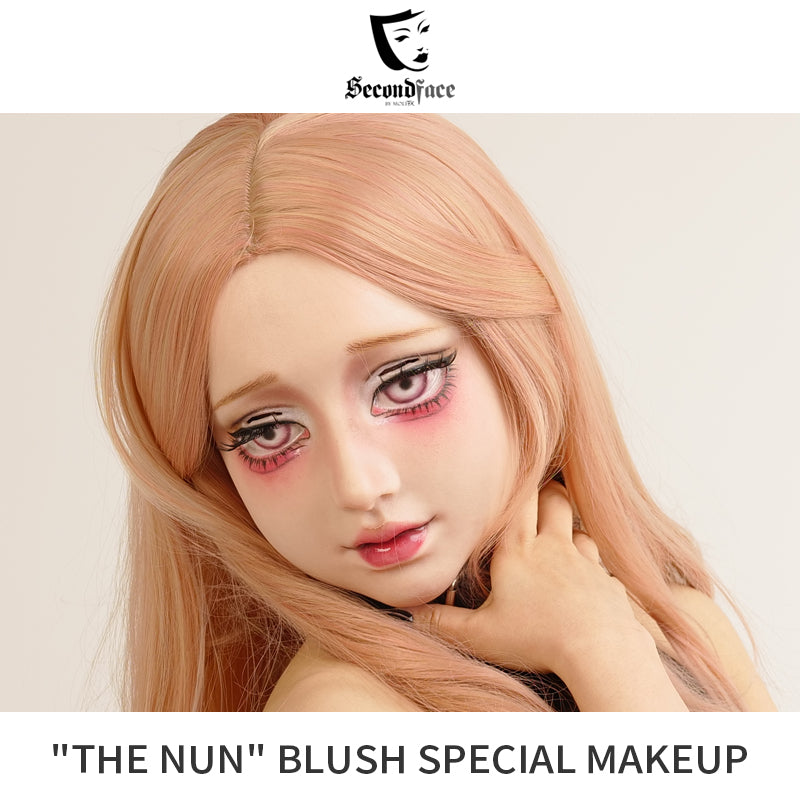 SecondFace von MoliFX | „The Nun“ Ahegao Special Makeup Silikon-Frauenmaske 